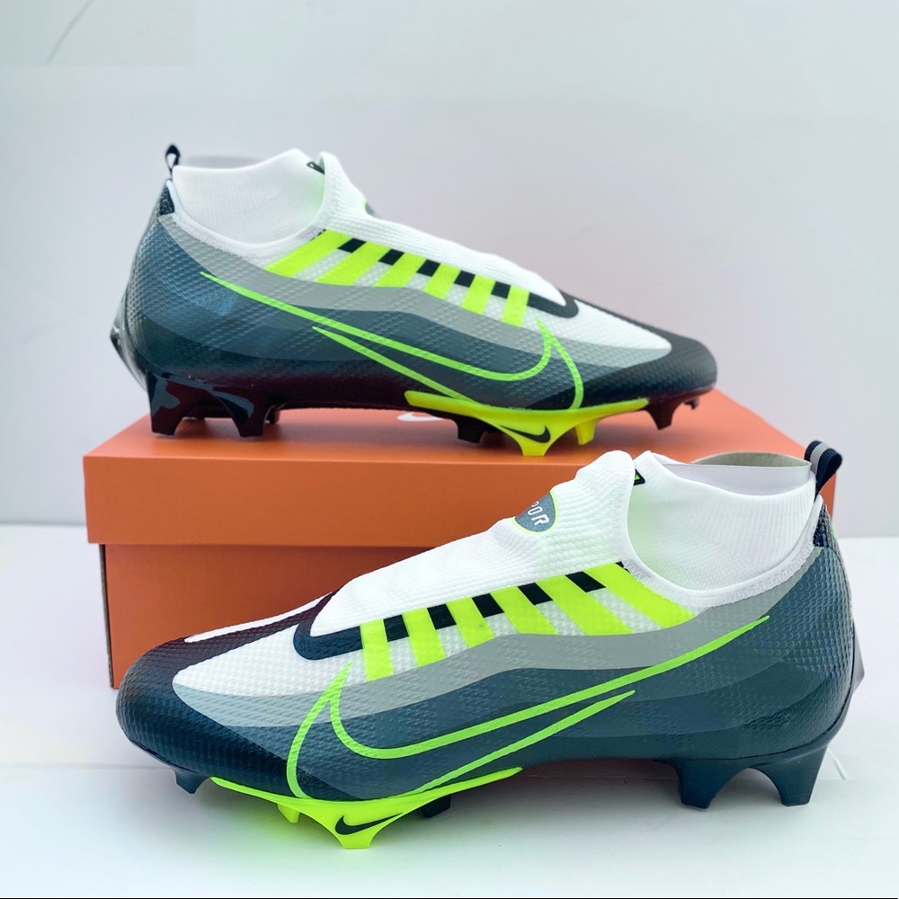 Nike Vapor Edge 360 Pro White Green Football Cleats DV0778005/DQ3670 071 Men’s